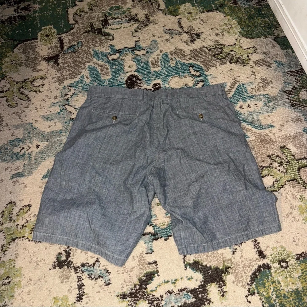 Gray J.Crew Club Chambray Cotton Shorts – Size 36W